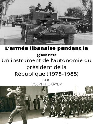 cover image of L'armée libanaise pendant la guerre